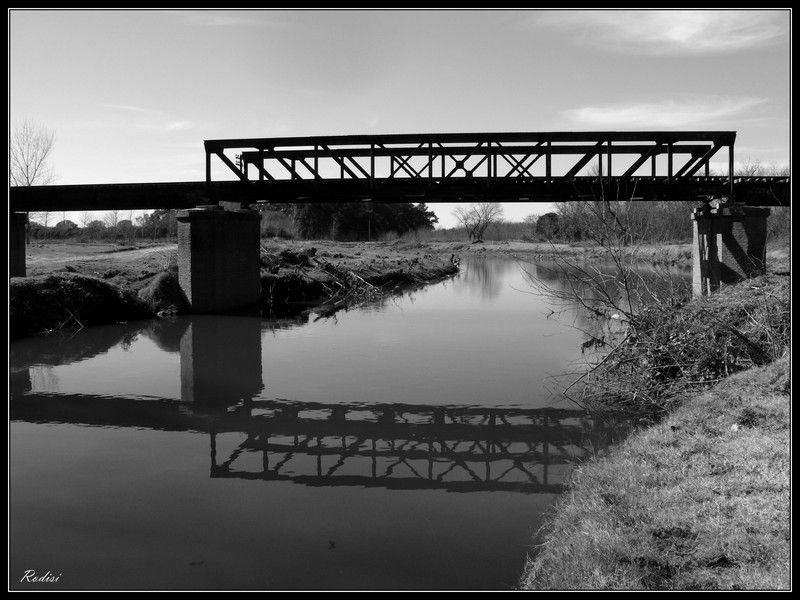 "Reflejos en el ro Lujan I..." de Roberto Di Siervi