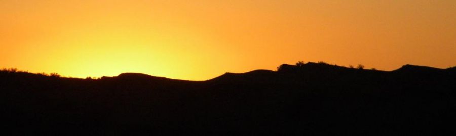 "Atardecer en Ischigualasto" de Gladys Taboro