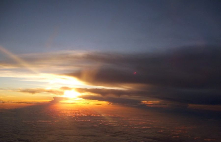 "Atardecer en el Cielo" de Mnica S Garca