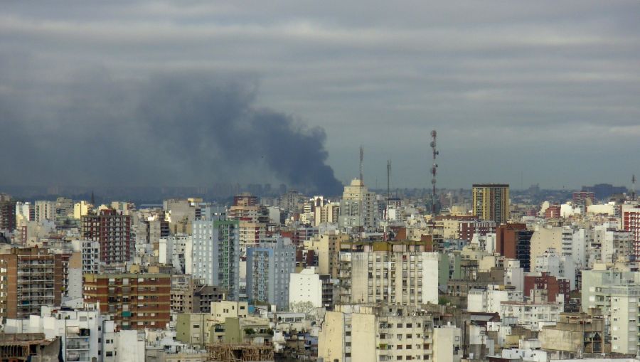 "incendio en Mataderos" de Mercedes Orden