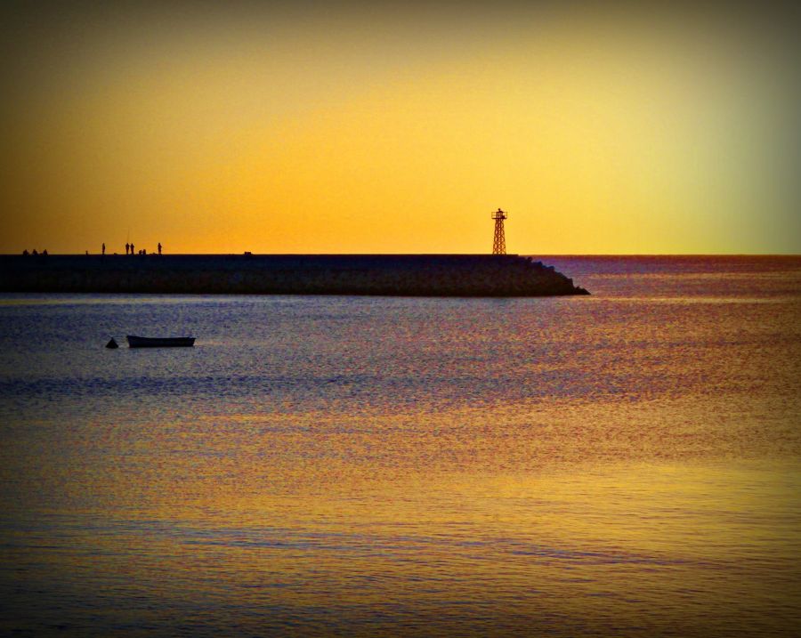 "Matices de una tarde en la playa" de Silvia Chamorro