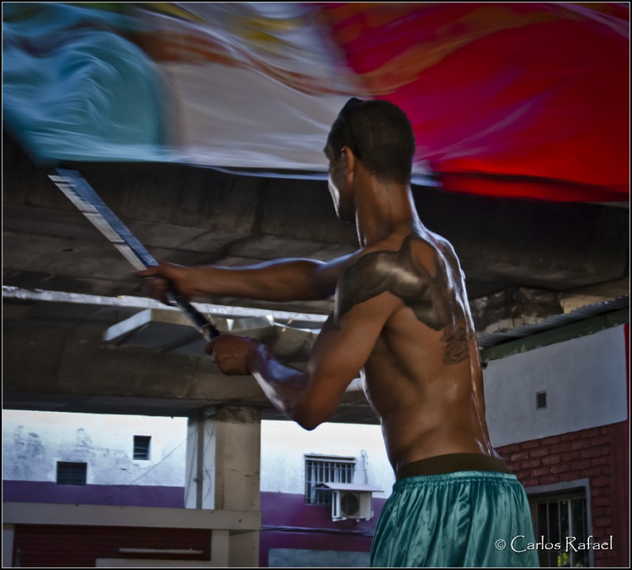 "The King of Candombe`s Flags" de Carlos Rafael