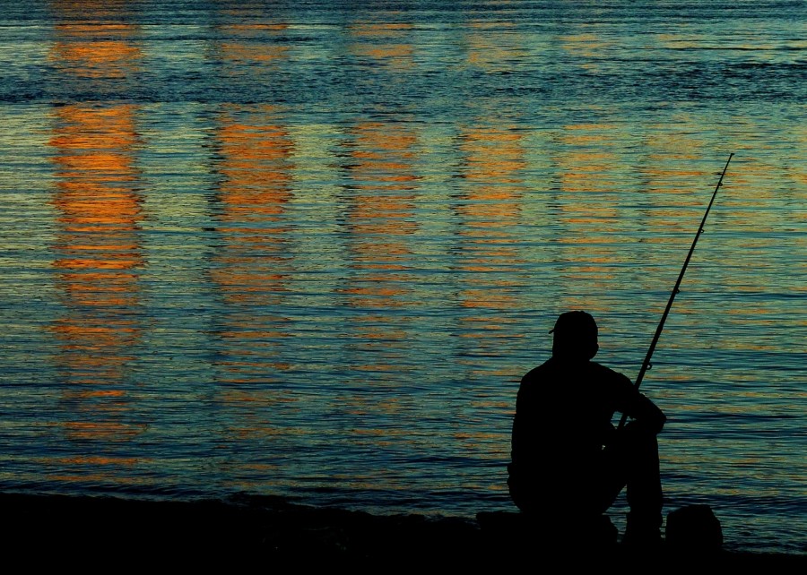 "Pescando dorados reflejos" de Luciano Nardone