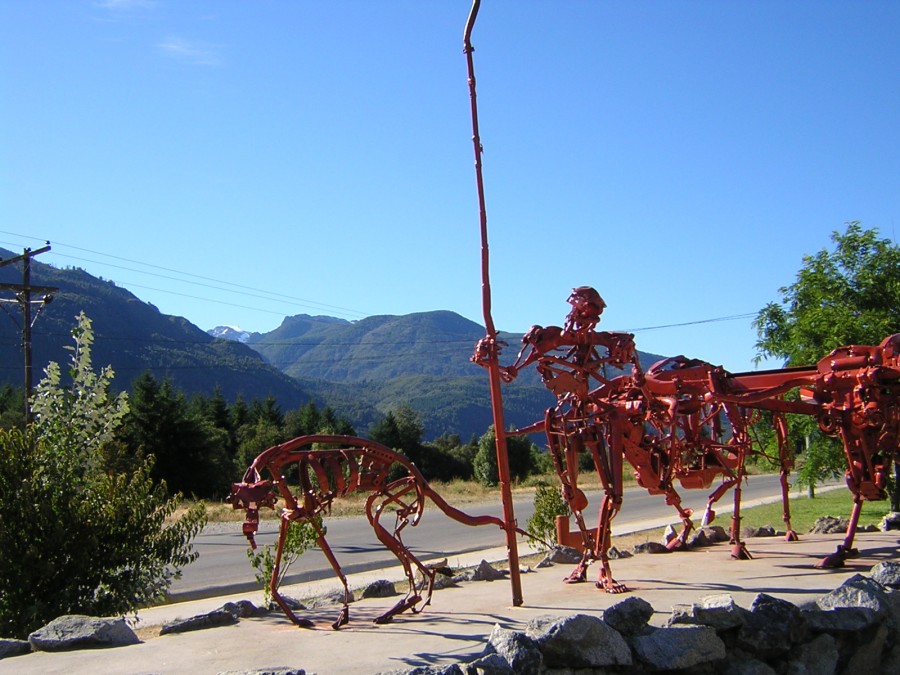 "Escultura en hierro" de Hector Bejas