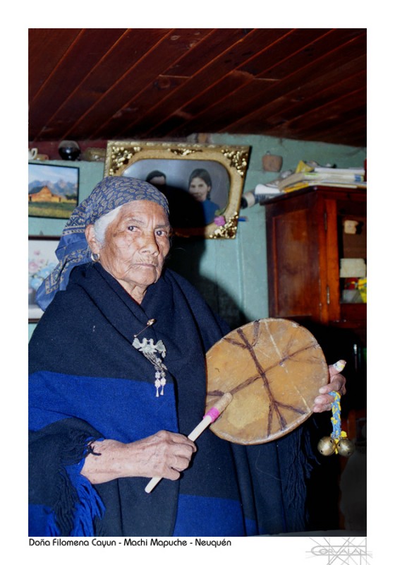 "Filomena Cayn - Machi Mapuche" de Silvia Corvaln