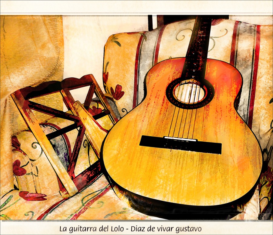 "la guitarra del lolo" de Gustavo Diaz de Vivar