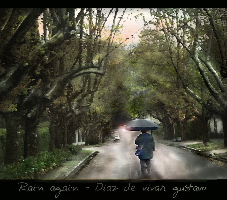 "Rain again." de Gustavo Diaz de Vivar