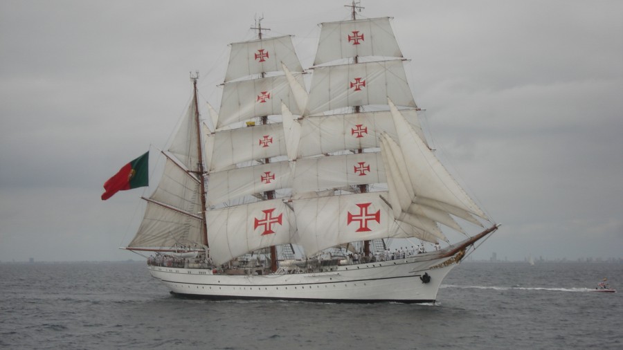 "Fragata SAGRES de Portugal. Presente" de Alberto Rodolfo Dillon