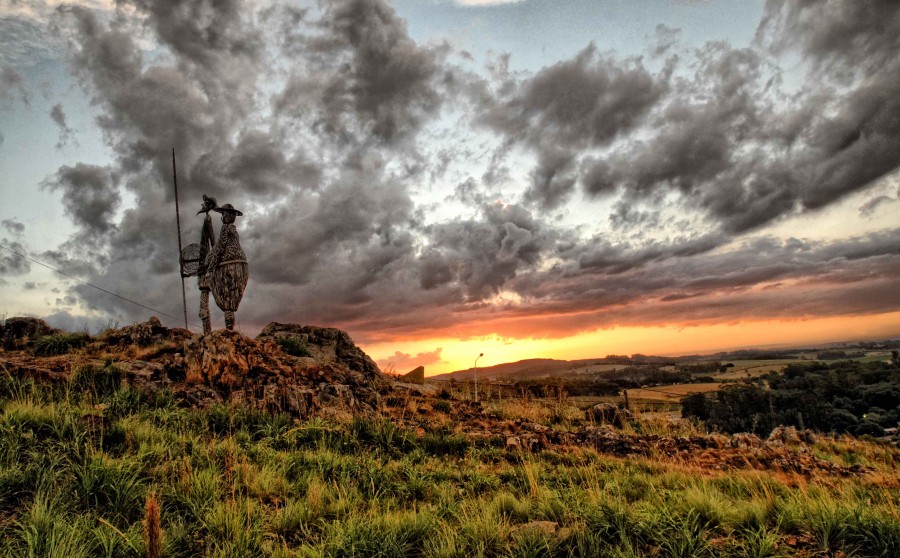 "Don Quijote y Sancho Panza." de Mauricio Alejandro Granata.