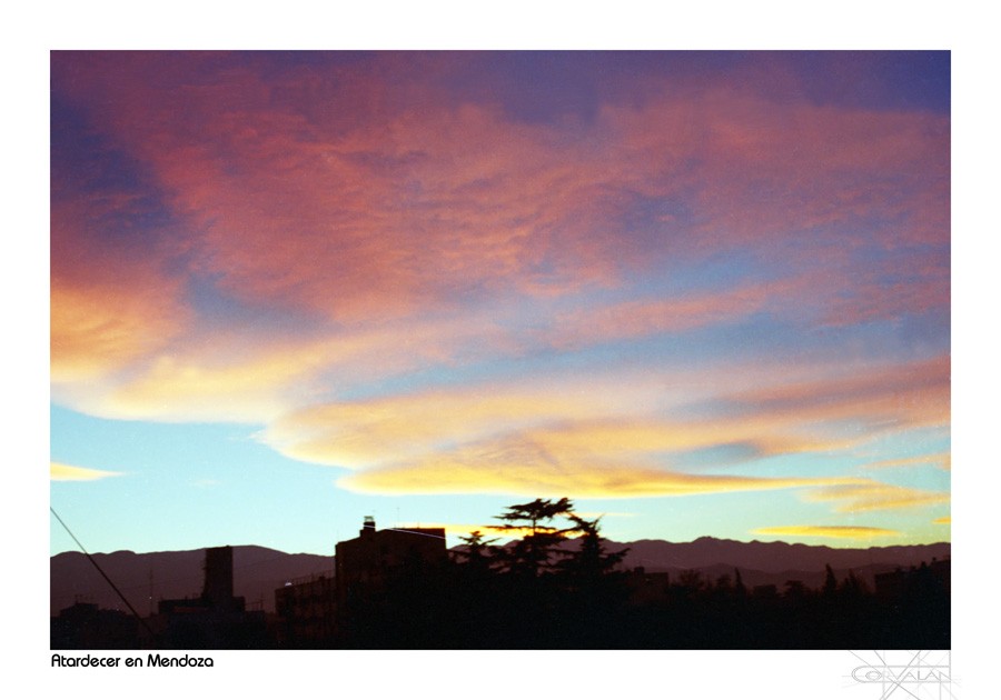 "Atardecer mendocino (1)" de Silvia Corvaln