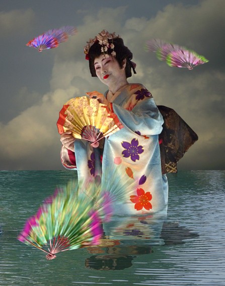 "Dama japonesa del lago" de Ricardo S. Spinetto