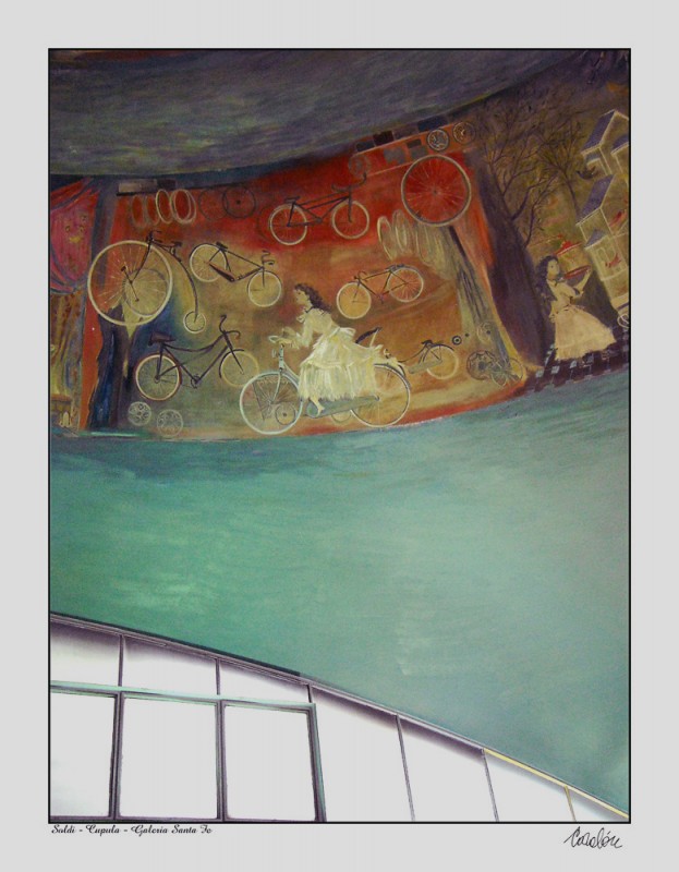 "Galera Santa Fe - Mural de Soldi" de Silvia Corvaln