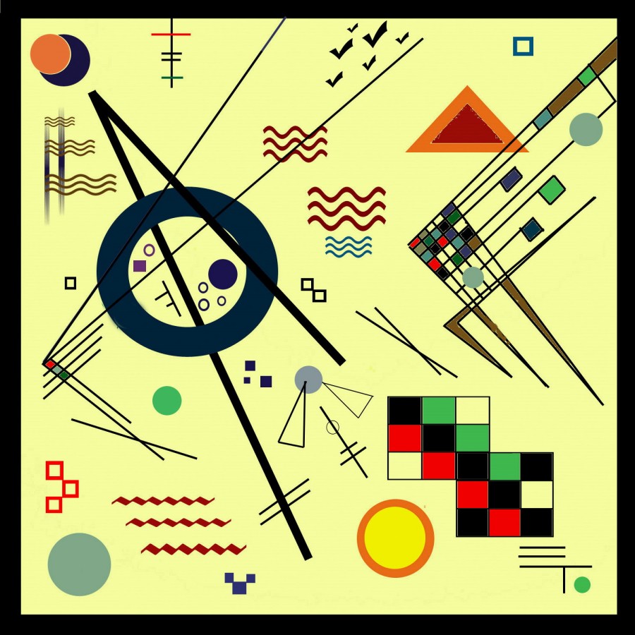 "Geometrismo estilo Wassily Kandinsky" de Julia Tedesco