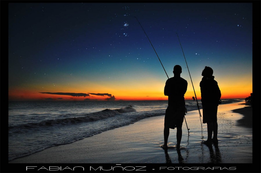 "Pescando estrellas" de Fabin Muoz Docampo