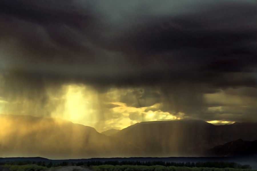 "Lluvia en la montaa" de Guillermo H. Buchholz