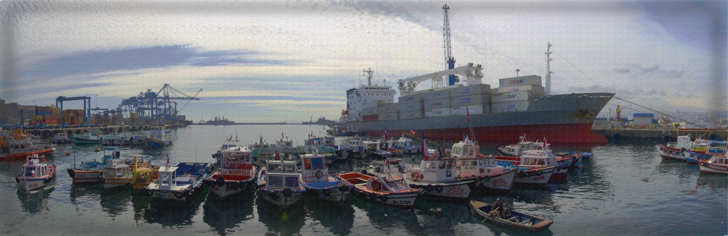 "Panormica puerto Valparaso" de Analia Coccolo