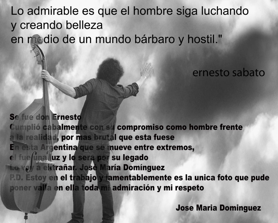 "chau don ernesto sabato" de Jose Maria Domnguez