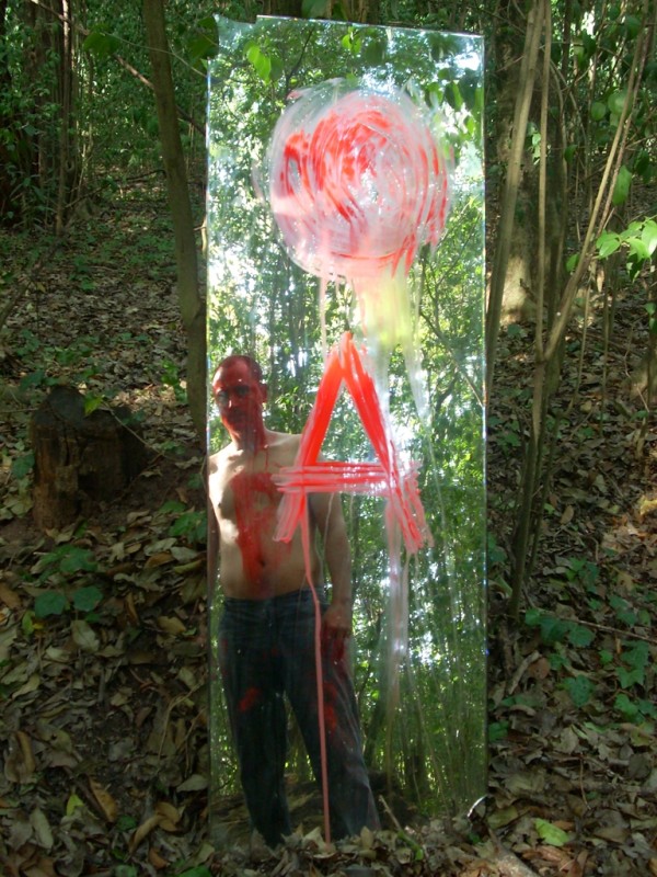 "juguemos en el bosque" de Hugo Carballo (oxido)