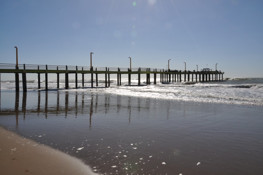 "el muelle de pescadores de V.Gesell" de Jose Alberto Vicente