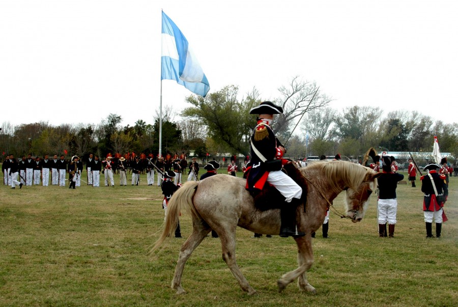 "Enfrentamiento el la Ensenada." de Carlos Rango