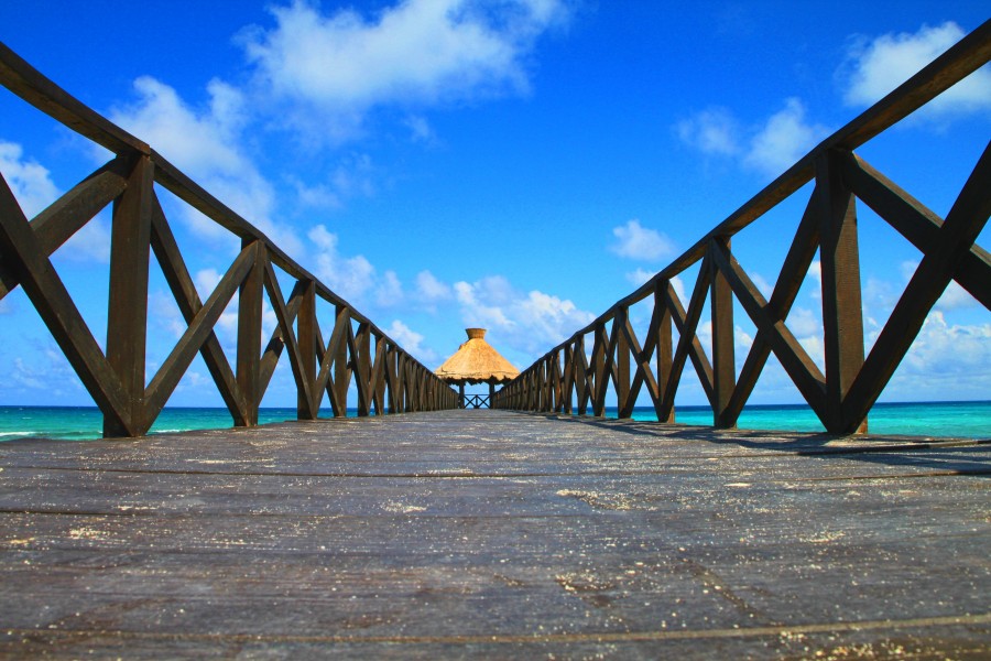 "Al final del muelle" de Manuel Velasco