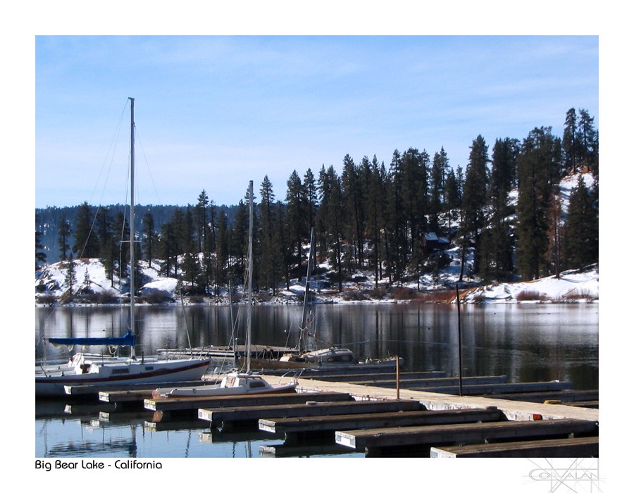 "Big Bear Lake en invierno" de Silvia Corvaln