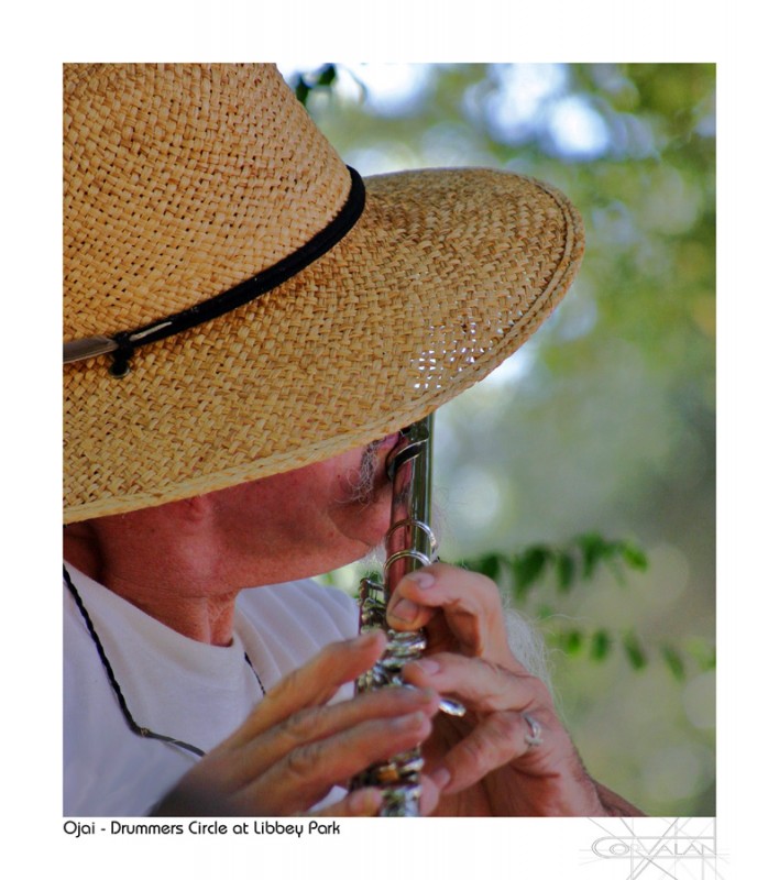 "Ojai - Drummers Circle (flauta)" de Silvia Corvaln