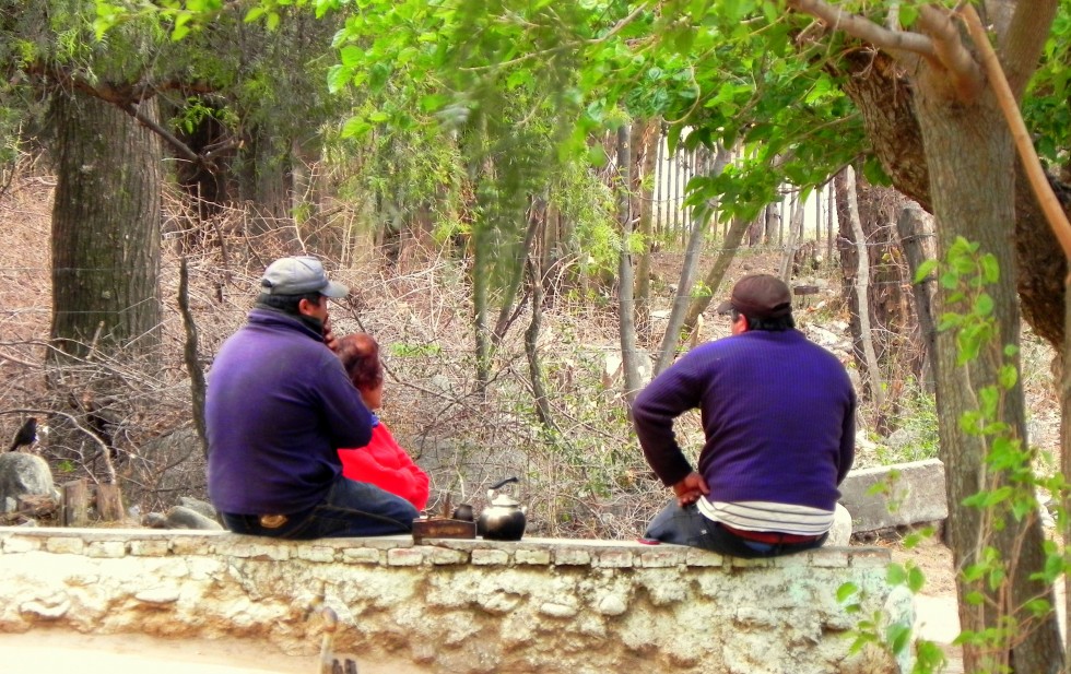 "Pausa para el mate" de Mirta Irene Judengloben