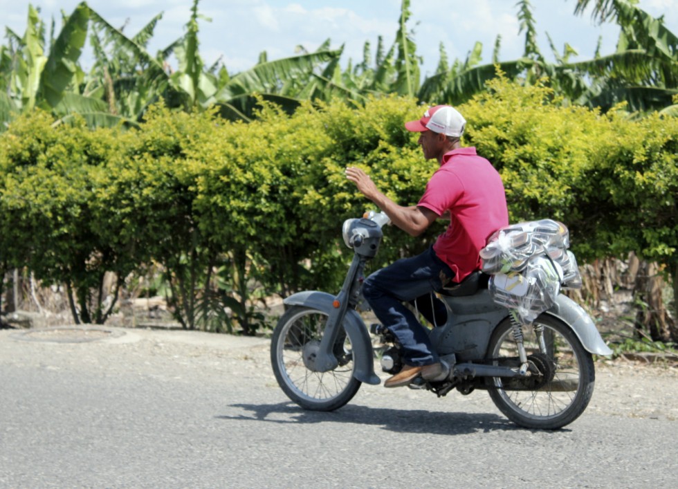 "Transporte de ojotas" de Mariano Olivero