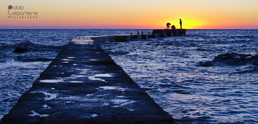 "Atardecer en Montevideo (Uruguay)" de Pablo Tesoriere