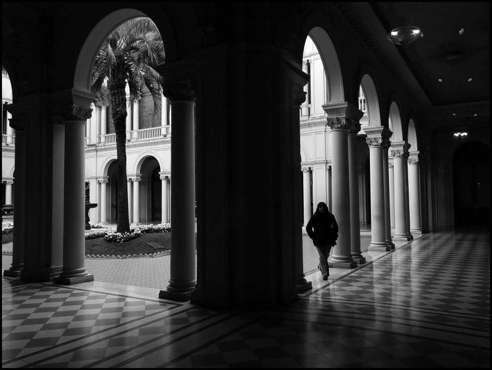 "El patio de la rosada" de Virginia Rapallini