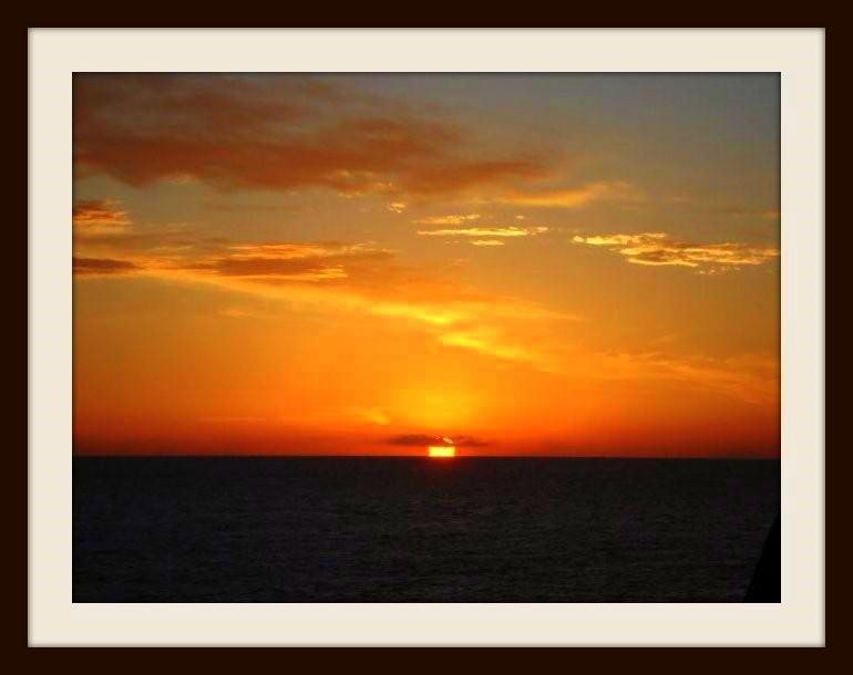 "atardecer en el rio de la plata" de Joaquin Canclini