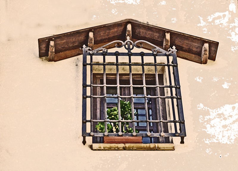 "Balcones y ventanas. XLVI." de Felipe Martnez Prez