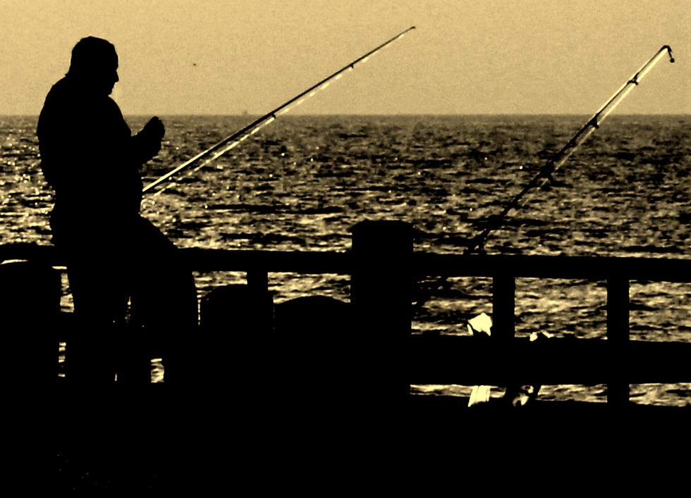 "Perfil pescador" de Mariano Olivero