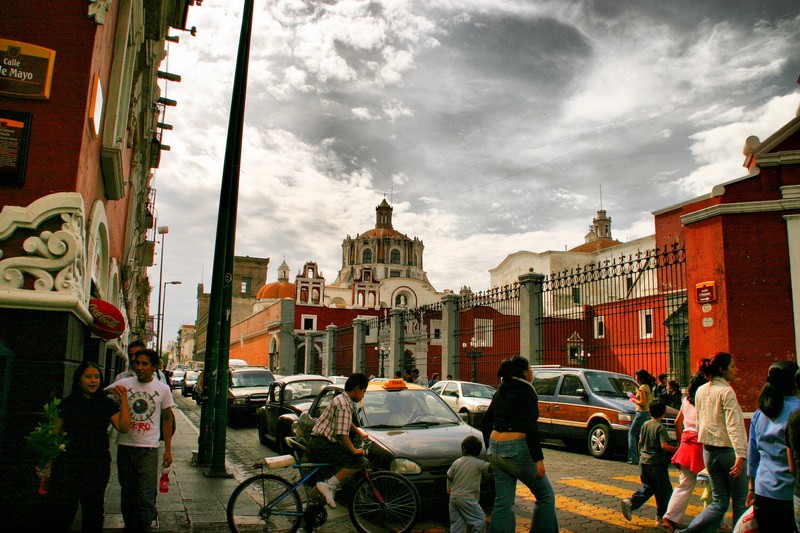 "Escena de calle" de Manuel Velasco