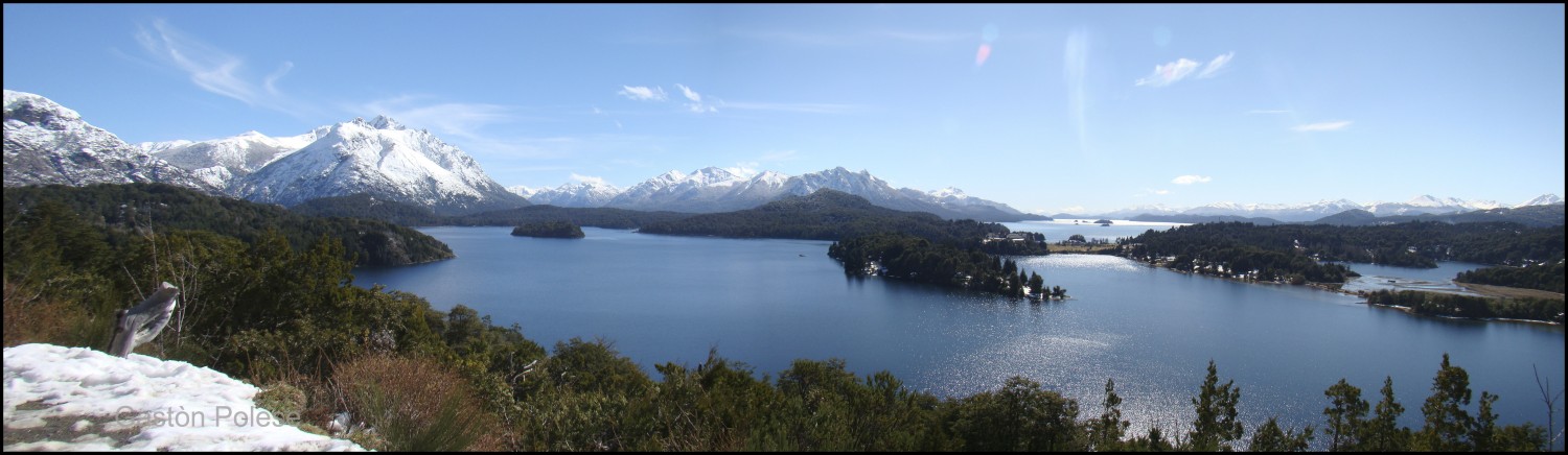 "Clasica Vista de Bariloche" de Gaston E. Polese