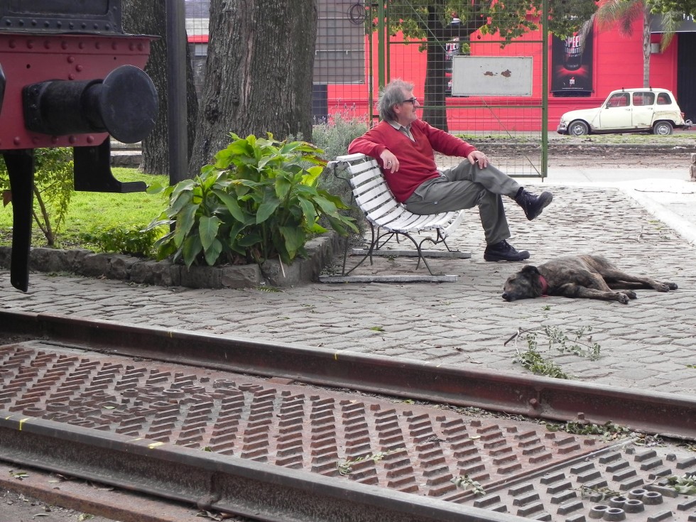 "Amigos descansando" de Mirta Irene Judengloben