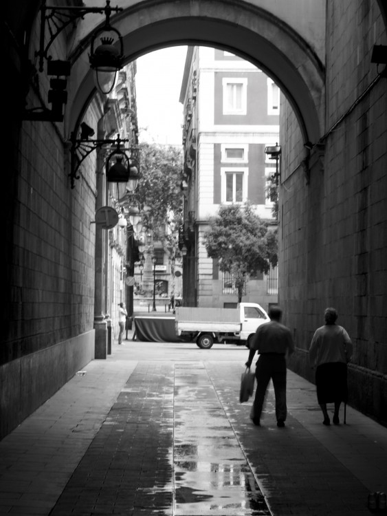 "Calles de Barcelona" de Ricardo Alfredo Borthwick