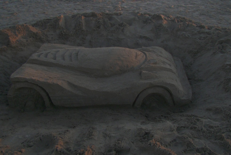 "Arte en la arena" de Sandra Ermandraut