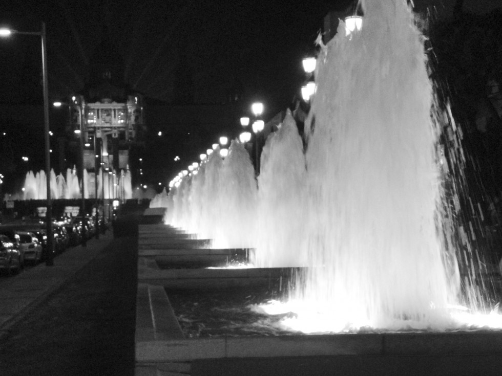 "Plaza Espaa II, Barcelona" de Ricardo Alfredo Borthwick