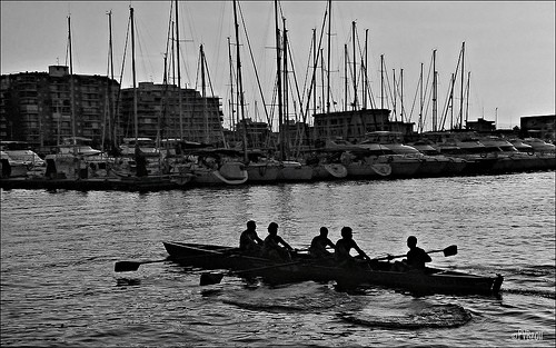 "Los remeros" de Pedro Bavasso