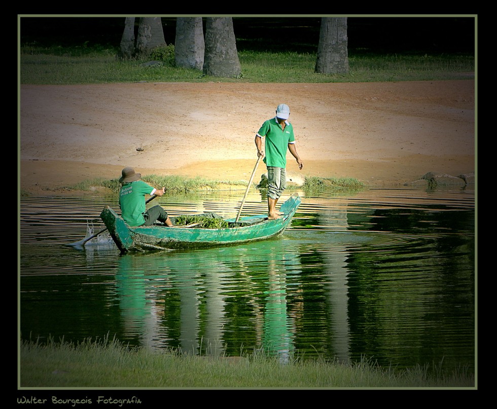 "Cuidando el lago..." de Walter Bourgeois