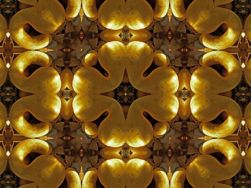 "Abstracto - kaleidoscopio con zapallo" de Ricardo Cascio