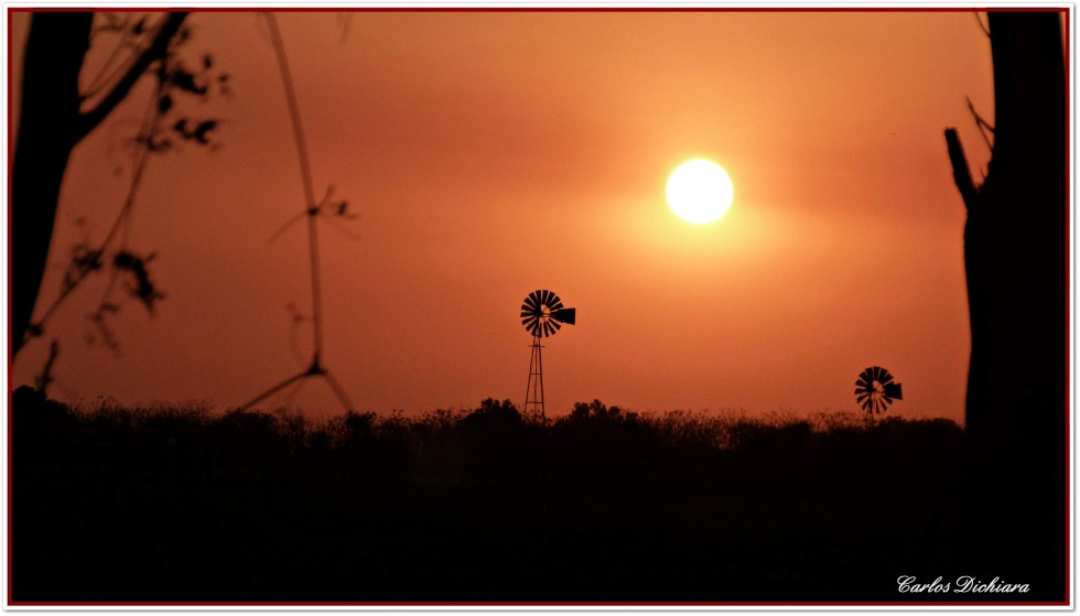 "Atardecer de Campo..." de Carlos Dichiara