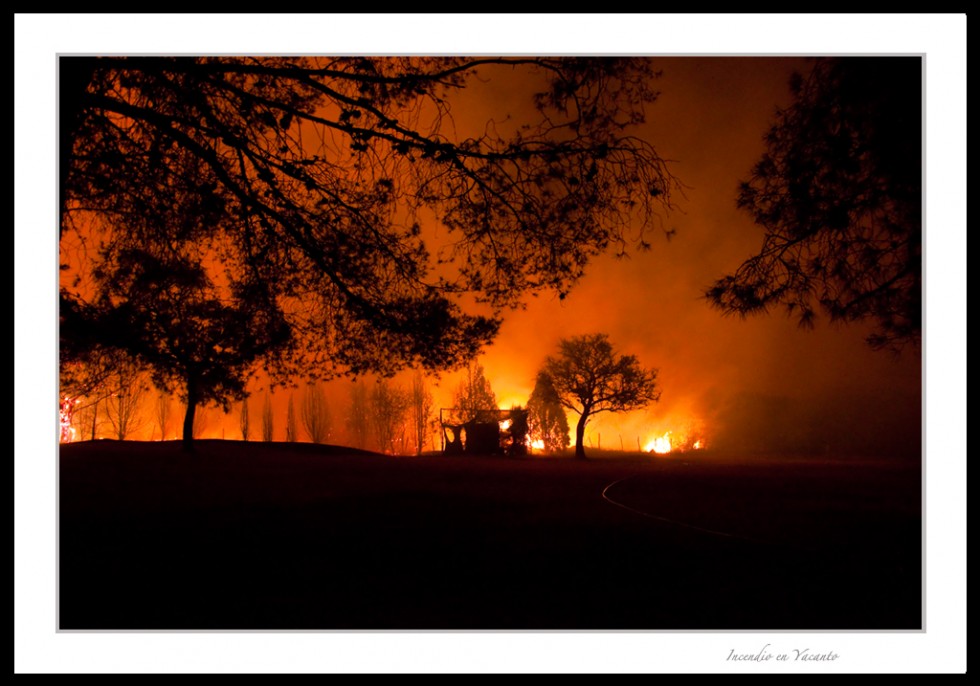 "Incendio en Yacanto" de Ruben Moscatelli