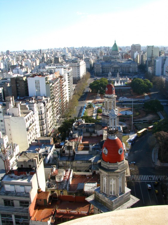 "plaza congreso desde el barolo" de Jorge Mariscotti (piti)