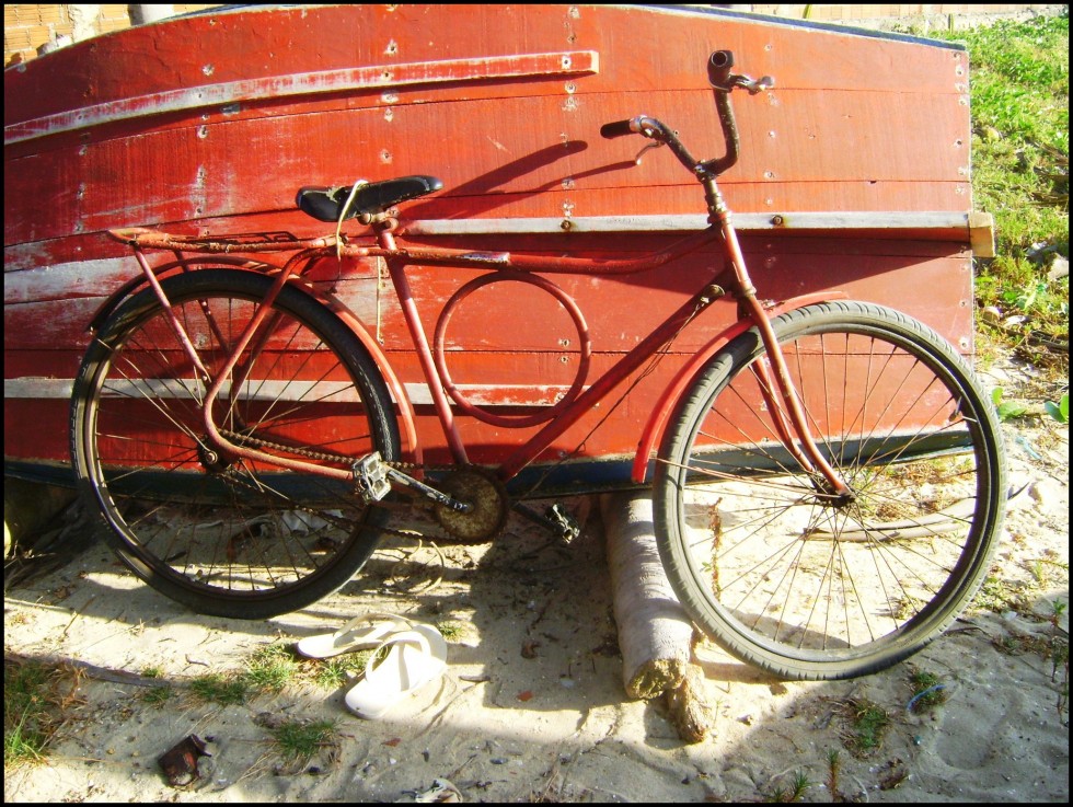 "Descanso de la bicicleta" de Valeria Montrfano