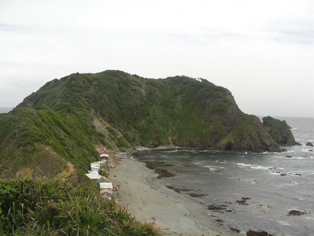 "casas frente al mar de estaquilla, chile" de Ruben Alex Villarroel