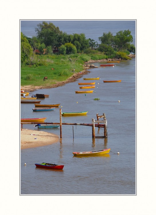 "Canoas de pescadores" de Rafa Lanuza