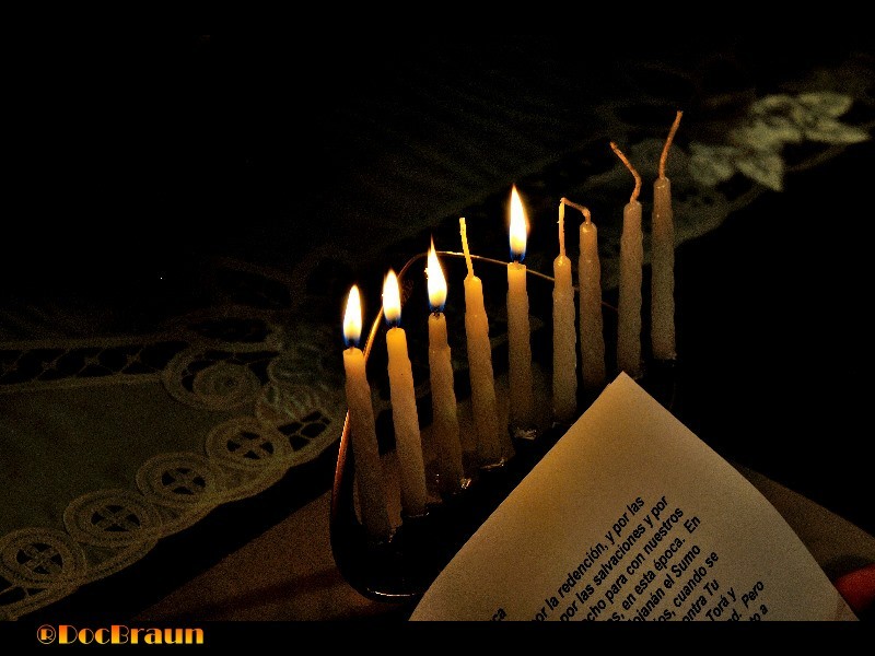 "3 vela de Hannukah" de Juan Jos Braun
